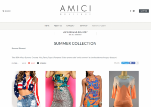 Amici Boutique Summer Collection 